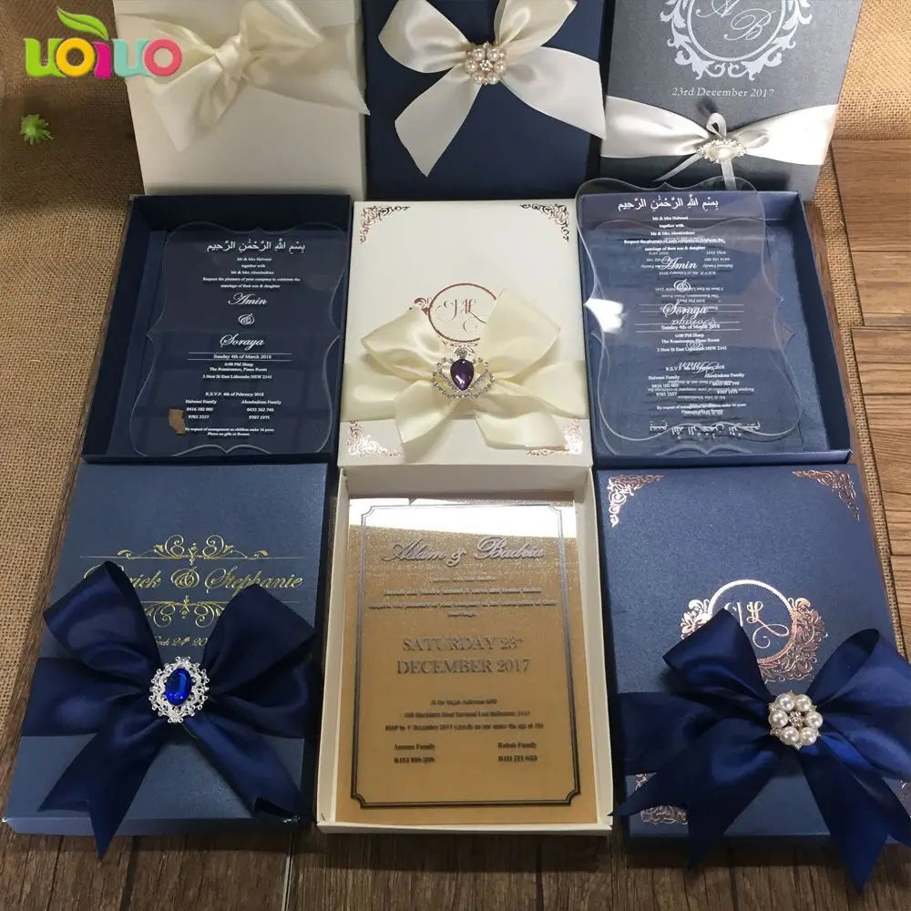 10PCS Thanksgiving Party Gift Hasma Card Transparent Acrylic Wedding Souvenir Card with Keychain Lyric A Hymn of Thanks Prayer