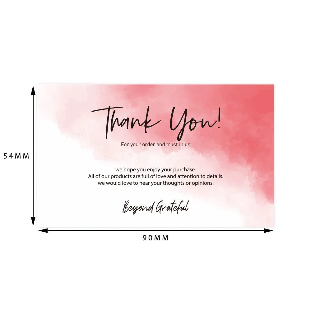 10-30pcs Thank You Cards Thanks Greeting Card Gift Decoration Appreciation Card for Small Business Wedding Shower Retailsale
