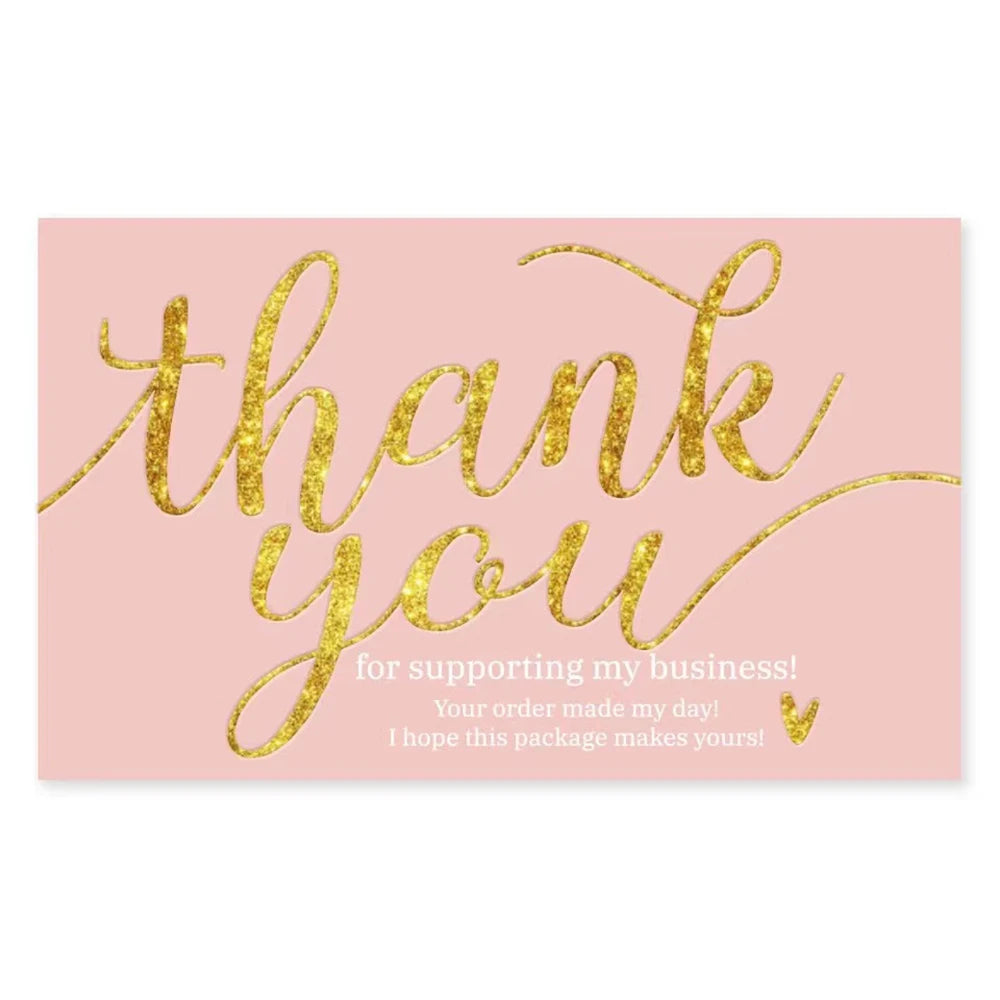 10-30pcs Thanks Greeting Card Thank You Cards Gift Decoration Appreciation Card for Small Business Wedding Paty Retailsale