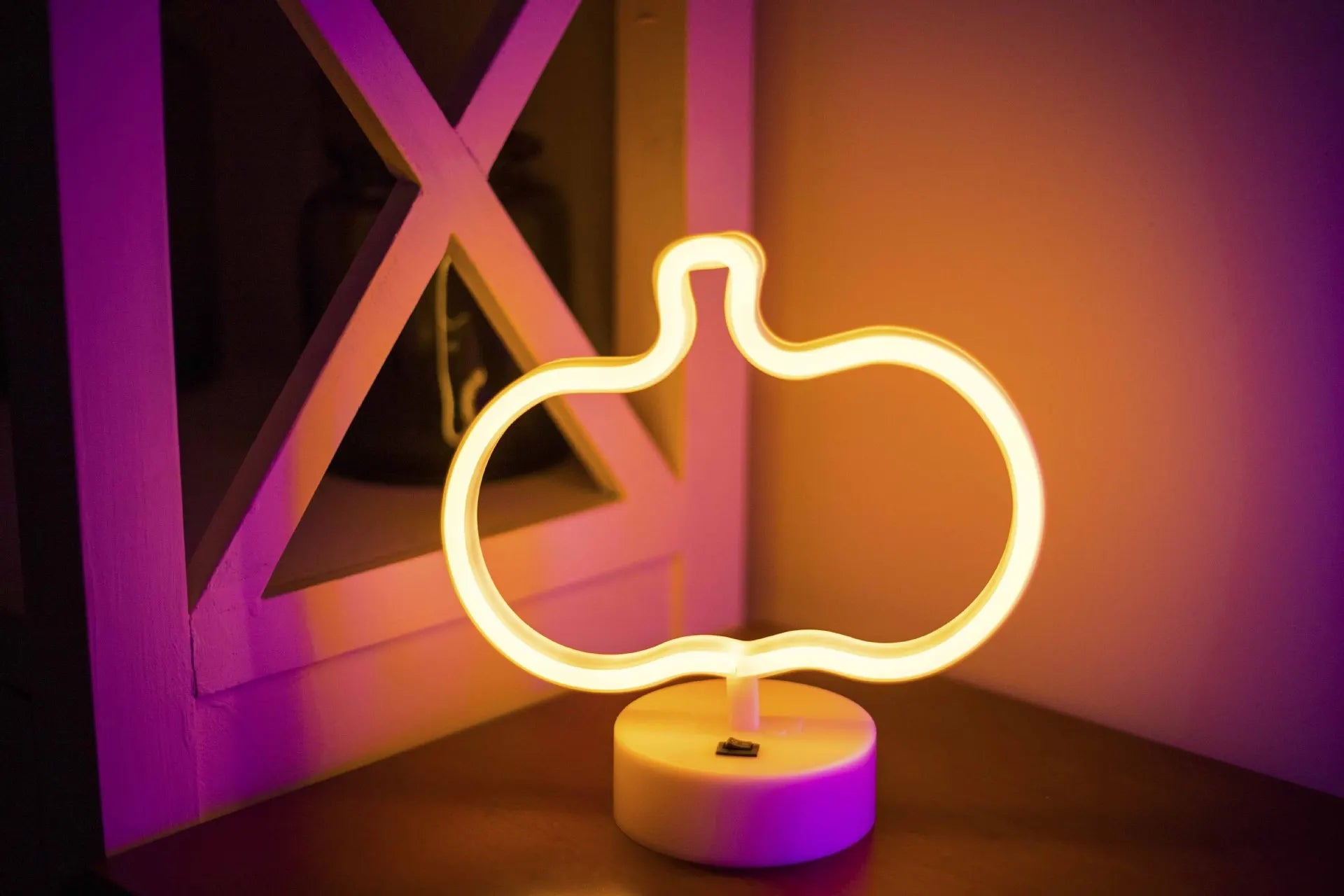 Halloween Party Decoration LED Ghost Pumpkin Bat Neon Lights Wall Decor  Neon Lamps For Kids Living Room Wedding Night Lights