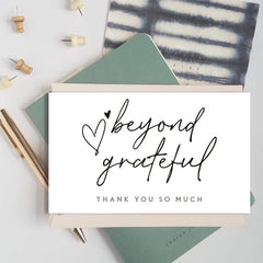 10-30Pcs Thank You Card Party Gift Shopping Purchase Thanks Greeting Cards Appreciation Card For Sellers