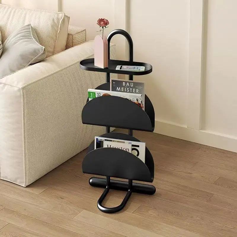 Living room balcony coffee table, magazine bookshelf, bedroom bedside storage rack, creative small table, side cabinet