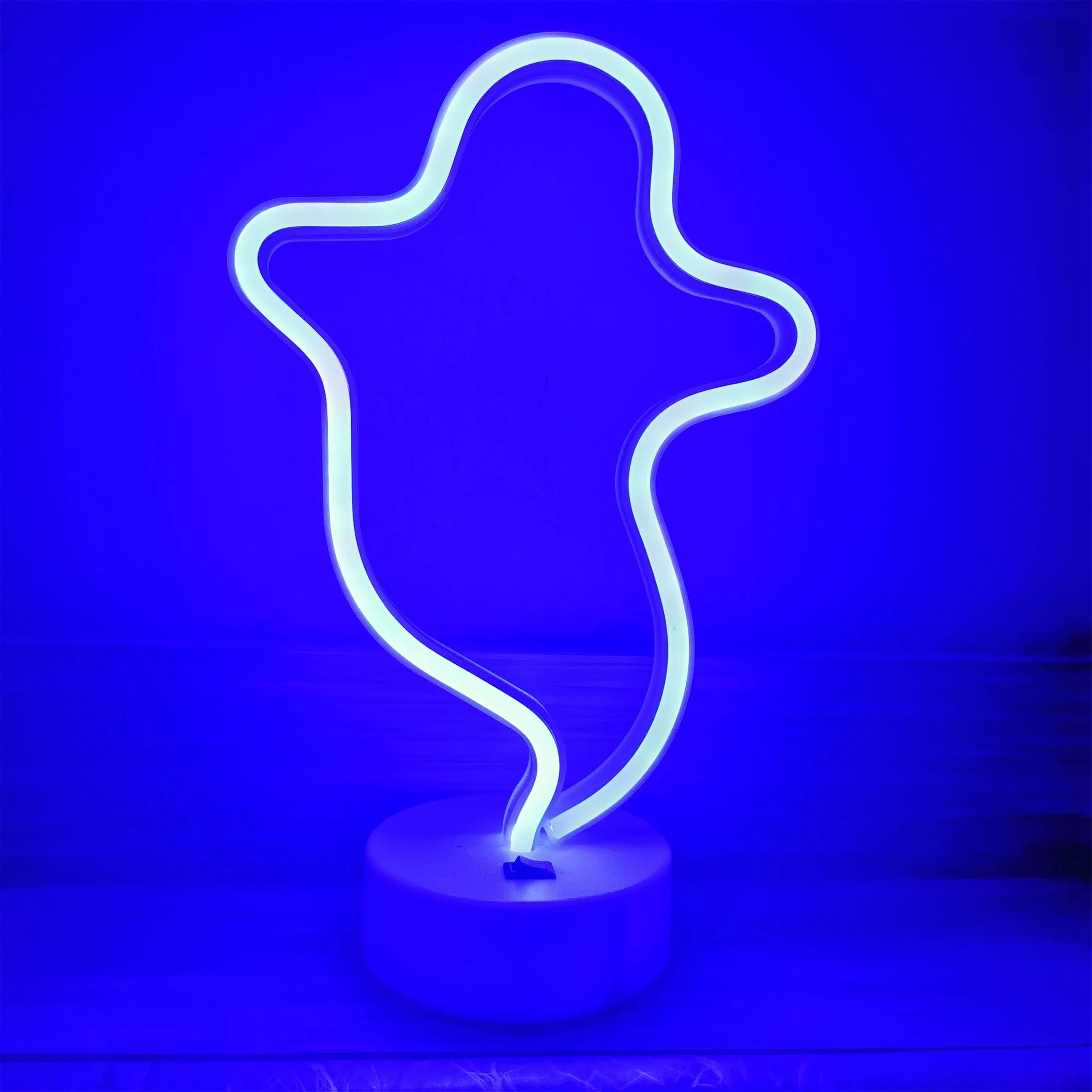 Halloween Party Decoration LED Ghost Pumpkin Bat Neon Lights Wall Decor  Neon Lamps For Kids Living Room Wedding Night Lights