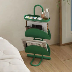 Living room balcony coffee table, magazine bookshelf, bedroom bedside storage rack, creative small table, side cabinet