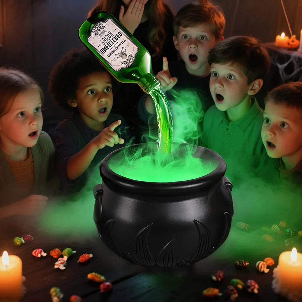 Halloween Decoration Wizard Bowl Magic Float Bottle and Diffuser Halloween Horror Skeleton Ghost Ornaments Haunted House Props