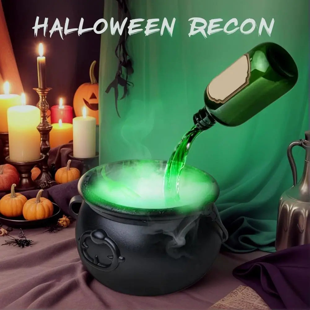 Halloween Black Witch Bowl Magic Float Bottle And Diffuser Horror House Decoration Hocus Pocus Party Scary Props Halloween Decor