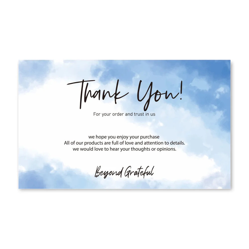10-30pcs Thanks Greeting Card Thank You Cards Gift Decoration Appreciation Card for Small Business Wedding Paty Retailsale