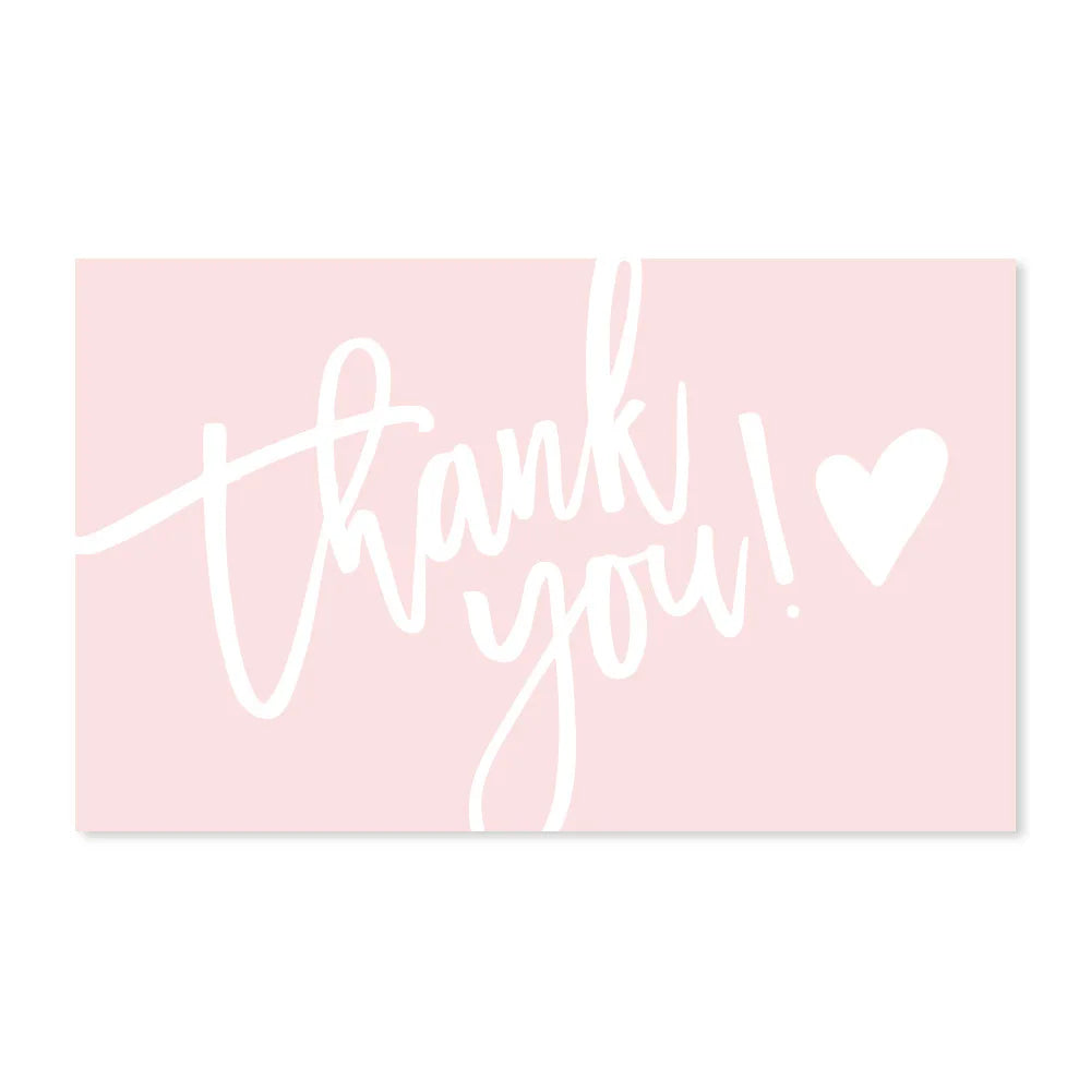 10-30Pcs Thank You Card Party Gift Shopping Purchase Thanks Greeting Cards Appreciation Card For Sellers