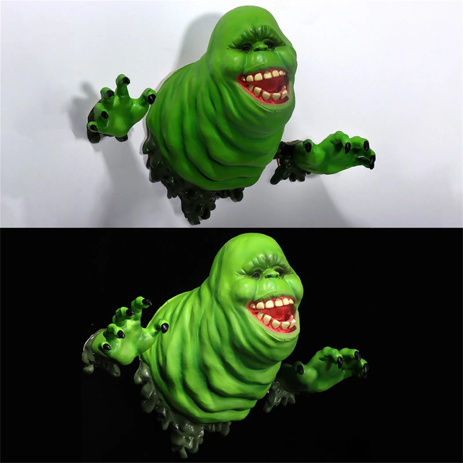Halloween Ghostbusters Resin Wall Decor Party green gluttonous ghost ornaments Halloween Inflatable Red Ghost Glowing Decoration