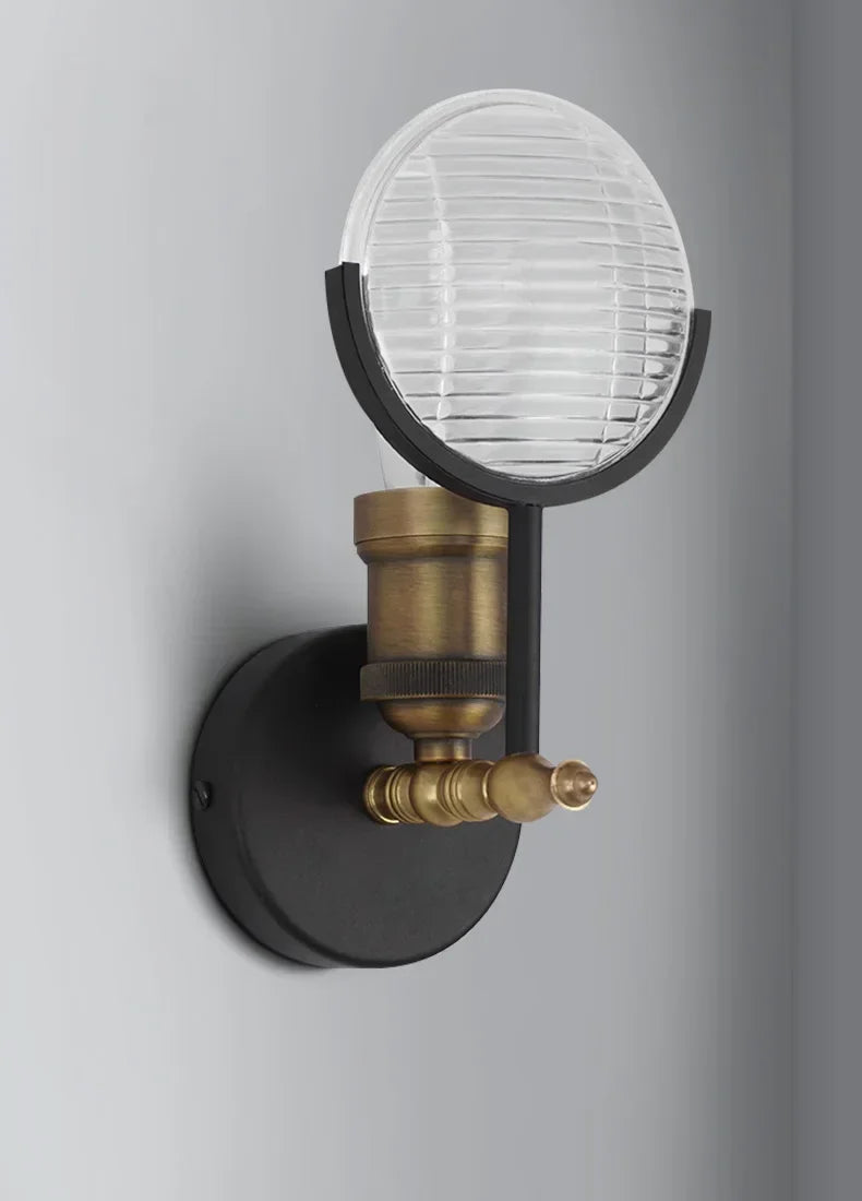 Living room American personality creative retro industrial style bedroom corridor porch bedside restaurant led wall lamp