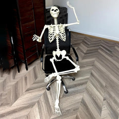Happy Halloween Modeling Humanoid Skeleton Decorative Props Haunted House Home Bedroom Balcony Decoration Party DIY Supplies