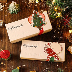 Christmas Gift for Friends Practical Deer Aromatherapy Candle Set Gift Box with Handheld Gifts Christmas Gift Ornament