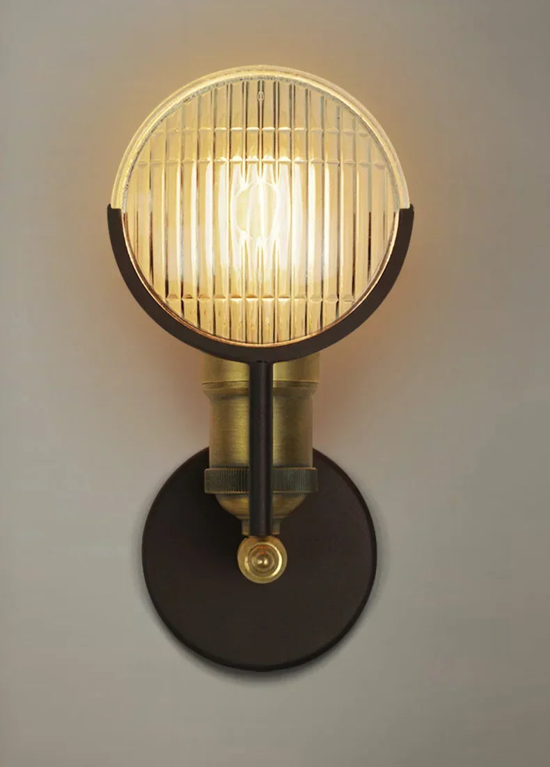 Living room American personality creative retro industrial style bedroom corridor porch bedside restaurant led wall lamp