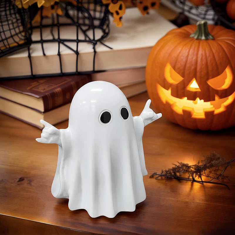 Halloween Creative Ghost Ornaments Desktop Ornament  Personalized Home Halloween Party Terrifying Atmosphere Decorations