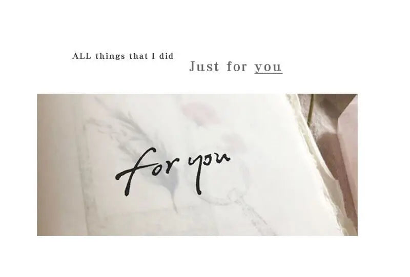 Stamp Scrapbooking 10 Types Thank You Greeting Wooden Stamps Stationery DIY Card