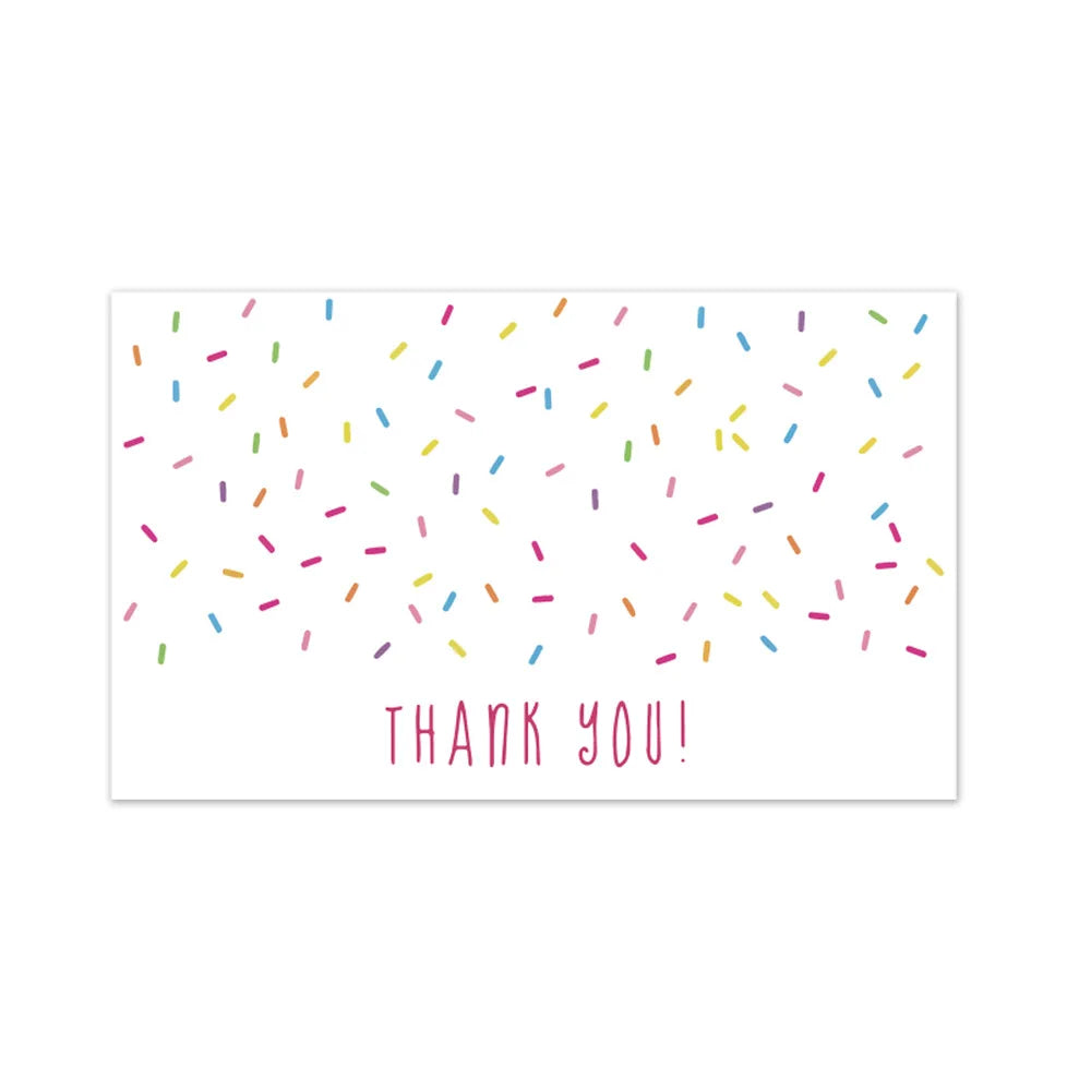 10-30Pcs Thank You Card Party Gift Shopping Purchase Thanks Greeting Cards Appreciation Card For Sellers