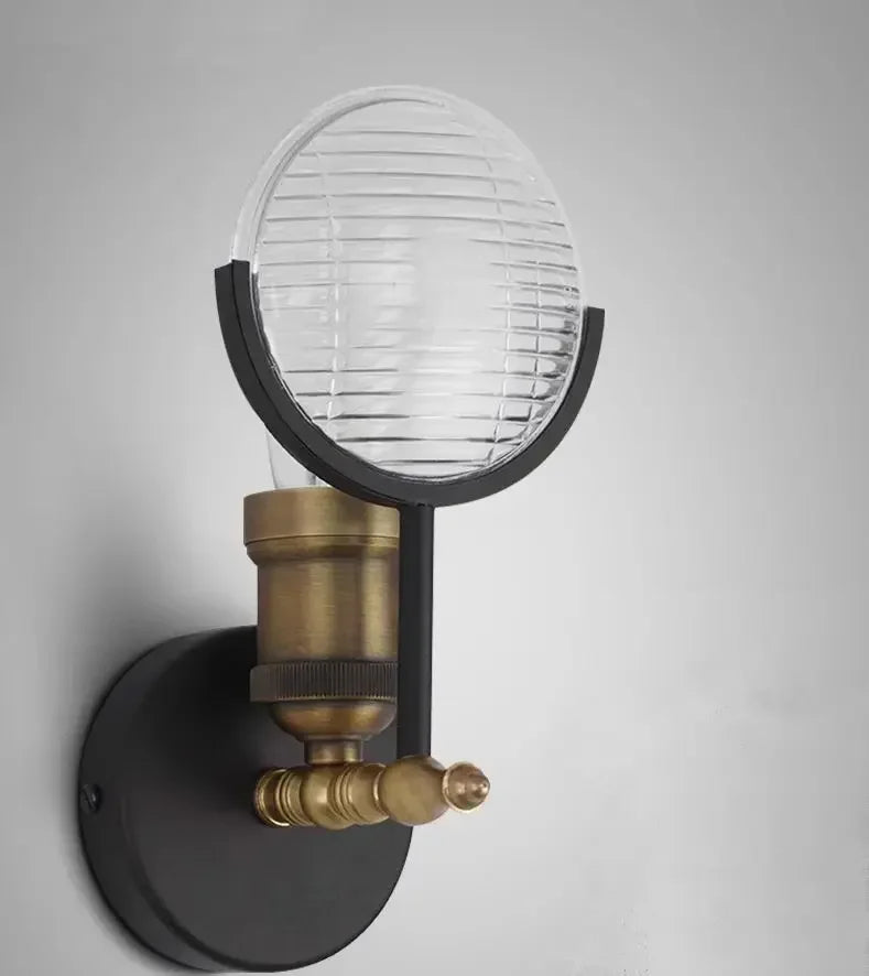 Living room American personality creative retro industrial style bedroom corridor porch bedside restaurant led wall lamp