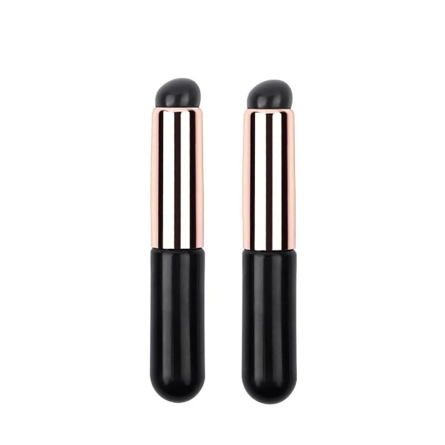 Nail Art Brush Set, 5 Liner Brushes + 2 Reusable Silicone Tip Gradient Brushes, Fine Tip Dotting and Striping Brushes