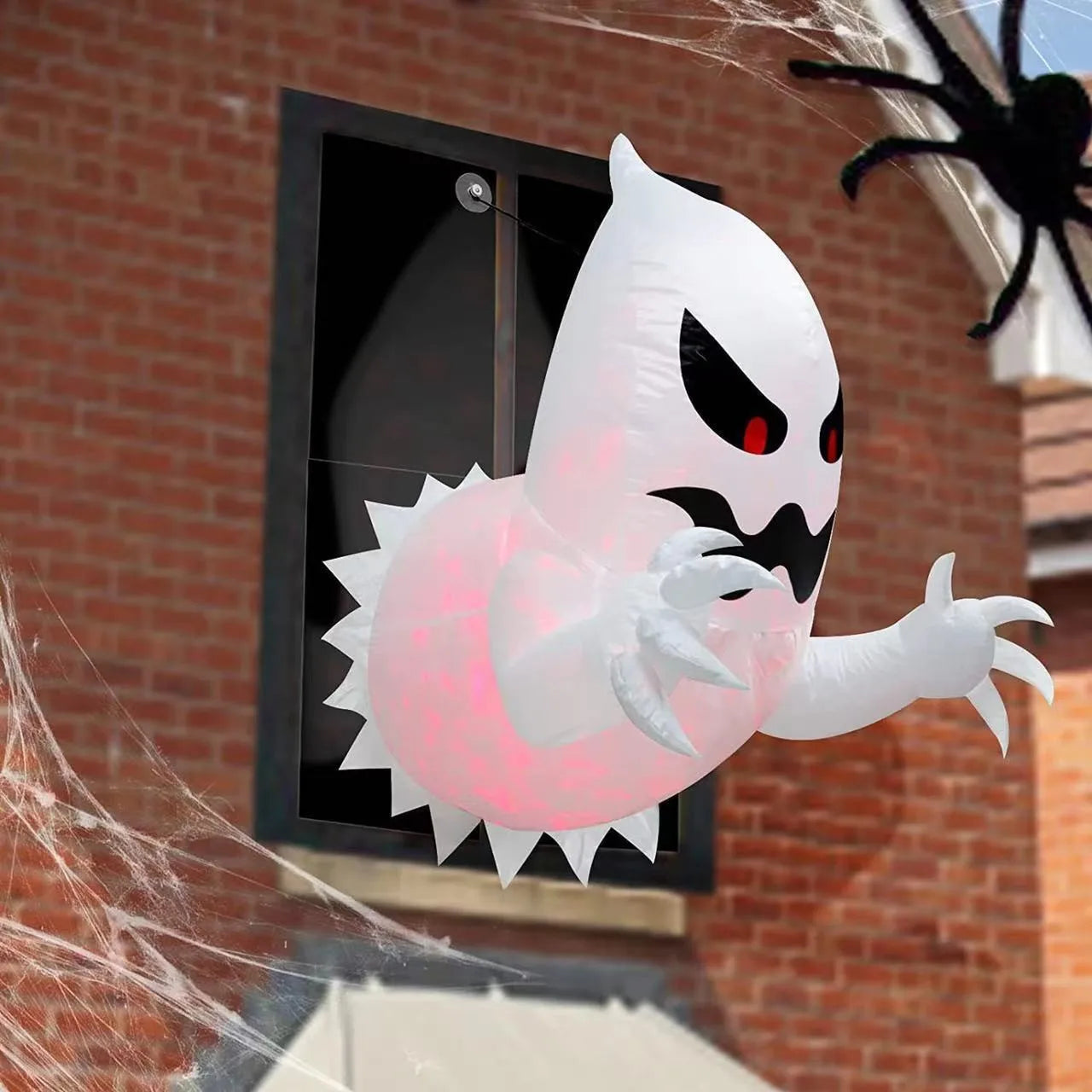 Halloween Ghostbusters Resin Wall Decor Party green gluttonous ghost ornaments Halloween Inflatable Red Ghost Glowing Decoration