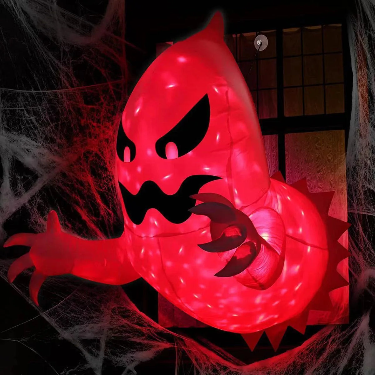 Halloween Ghostbusters Resin Wall Decor Party green gluttonous ghost ornaments Halloween Inflatable Red Ghost Glowing Decoration