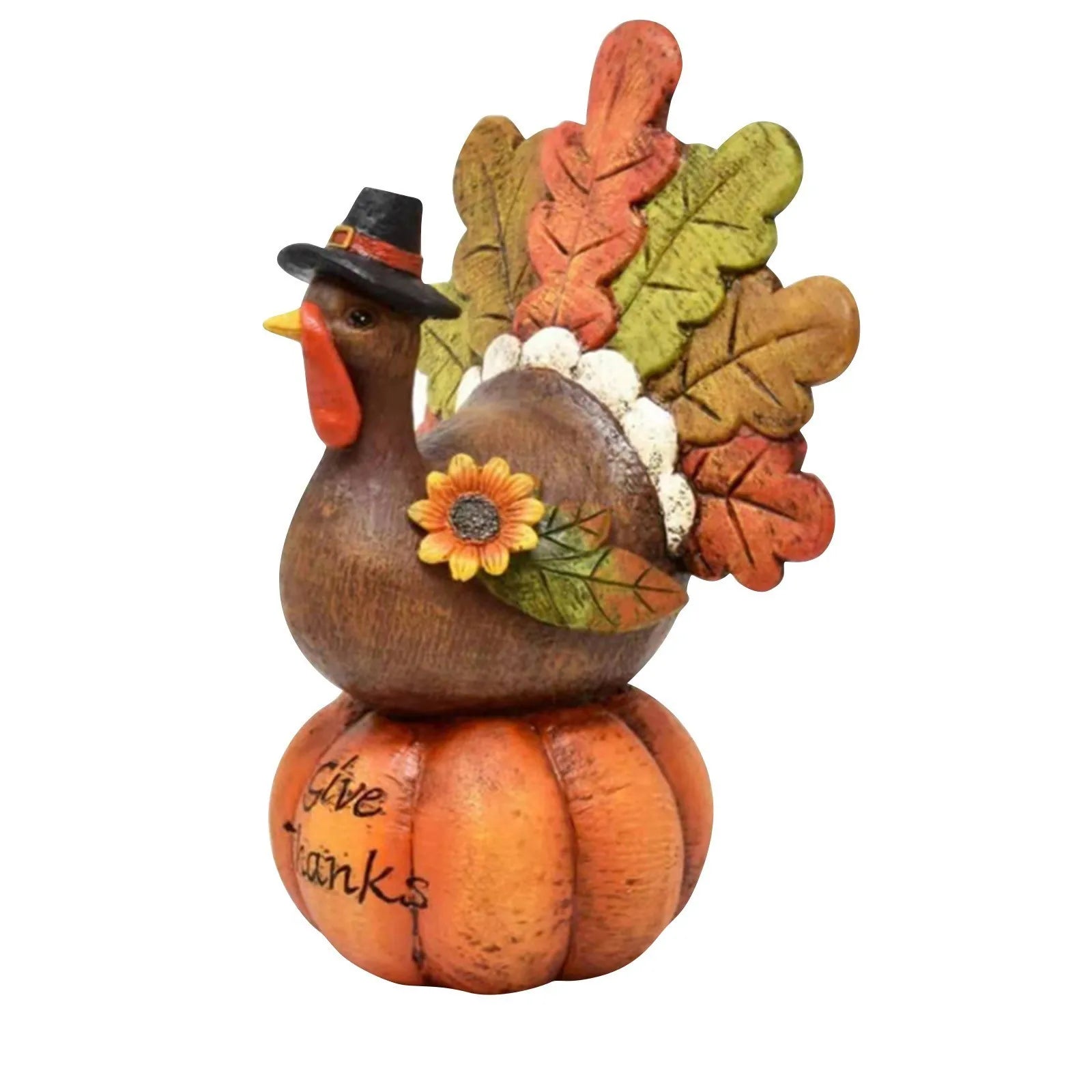 Thanksgiving Pumpkin Turkey Ornament Harvest Festival Party Desktop Decoration Thanksgiving Gift For Friends Family