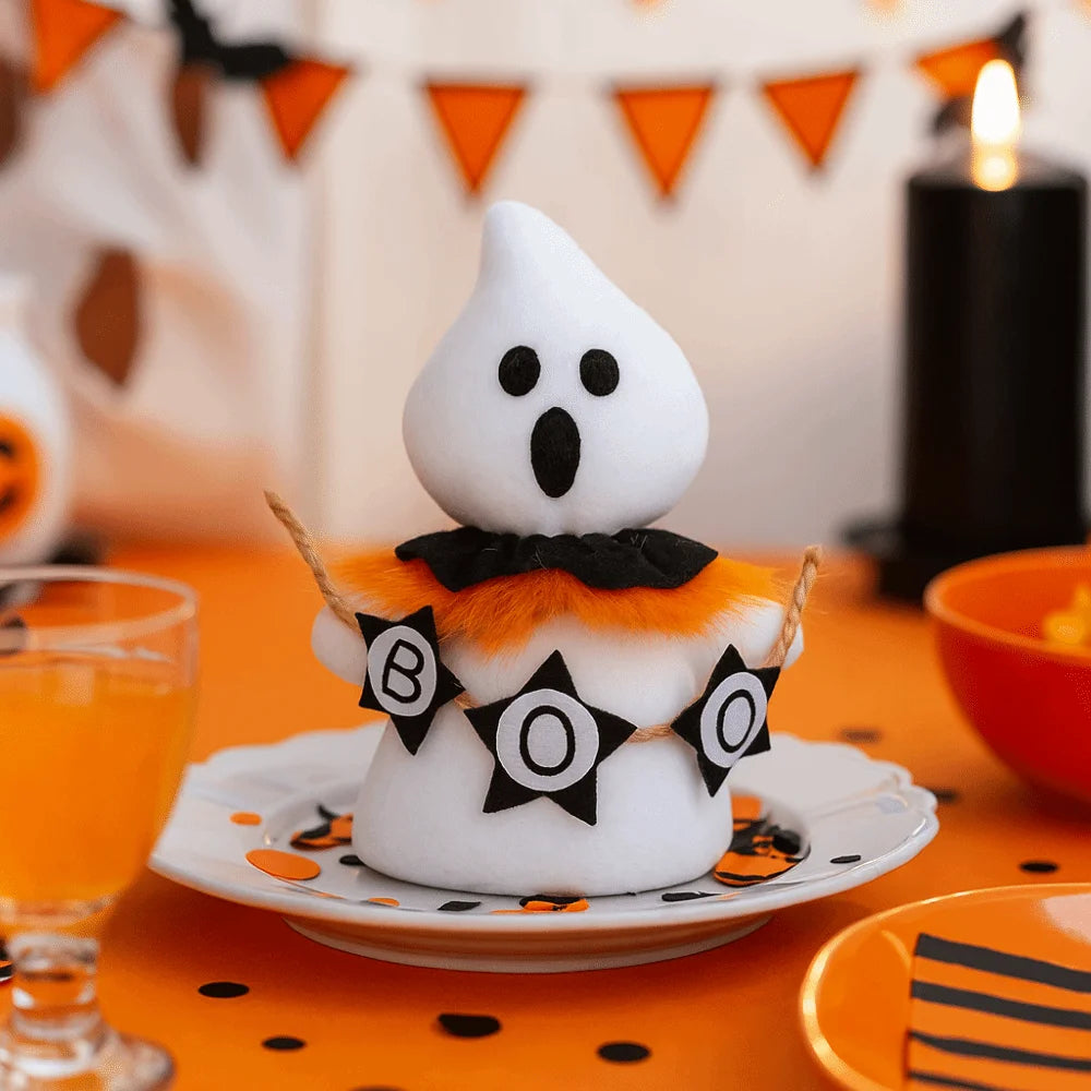 Holiday Decor Funny Halloween Ghost Doll Handicraft Soft Scary Ghost Doll Cartoon Spooky Doll Halloween