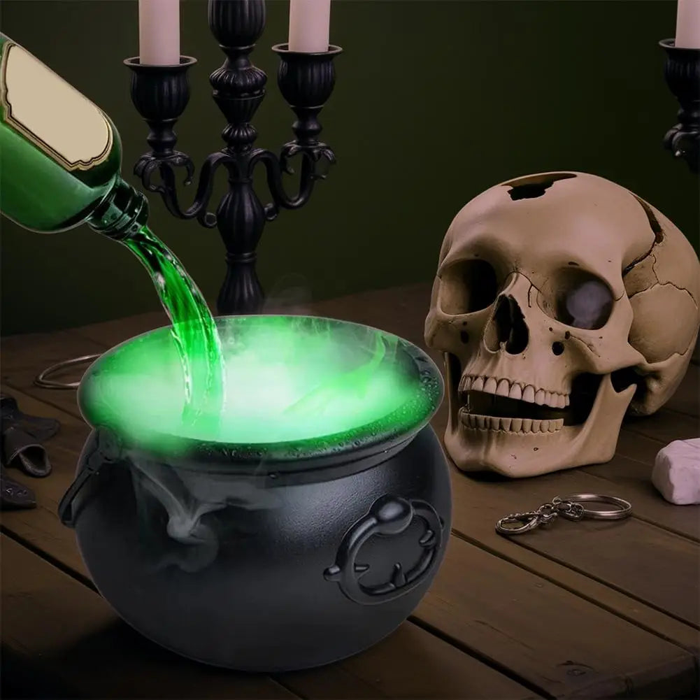 Halloween Black Witch Bowl Magic Float Bottle And Diffuser Horror House Decoration Hocus Pocus Party Scary Props Halloween Decor