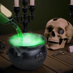 Halloween Black Witch Bowl Magic Float Bottle And Diffuser Horror House Decoration Hocus Pocus Party Scary Props Halloween Decor