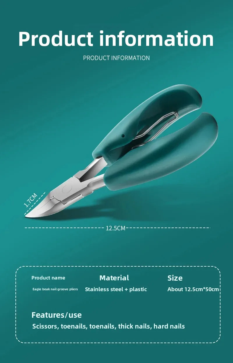 Nail Clippers Ingrown Toenail Podiatry Correction Nippers Cuticle Cutters Cut Paronychia Pedicure Manicure Hand Foot Care Tool