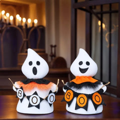 Holiday Decor Funny Halloween Ghost Doll Handicraft Soft Scary Ghost Doll Cartoon Spooky Doll Halloween
