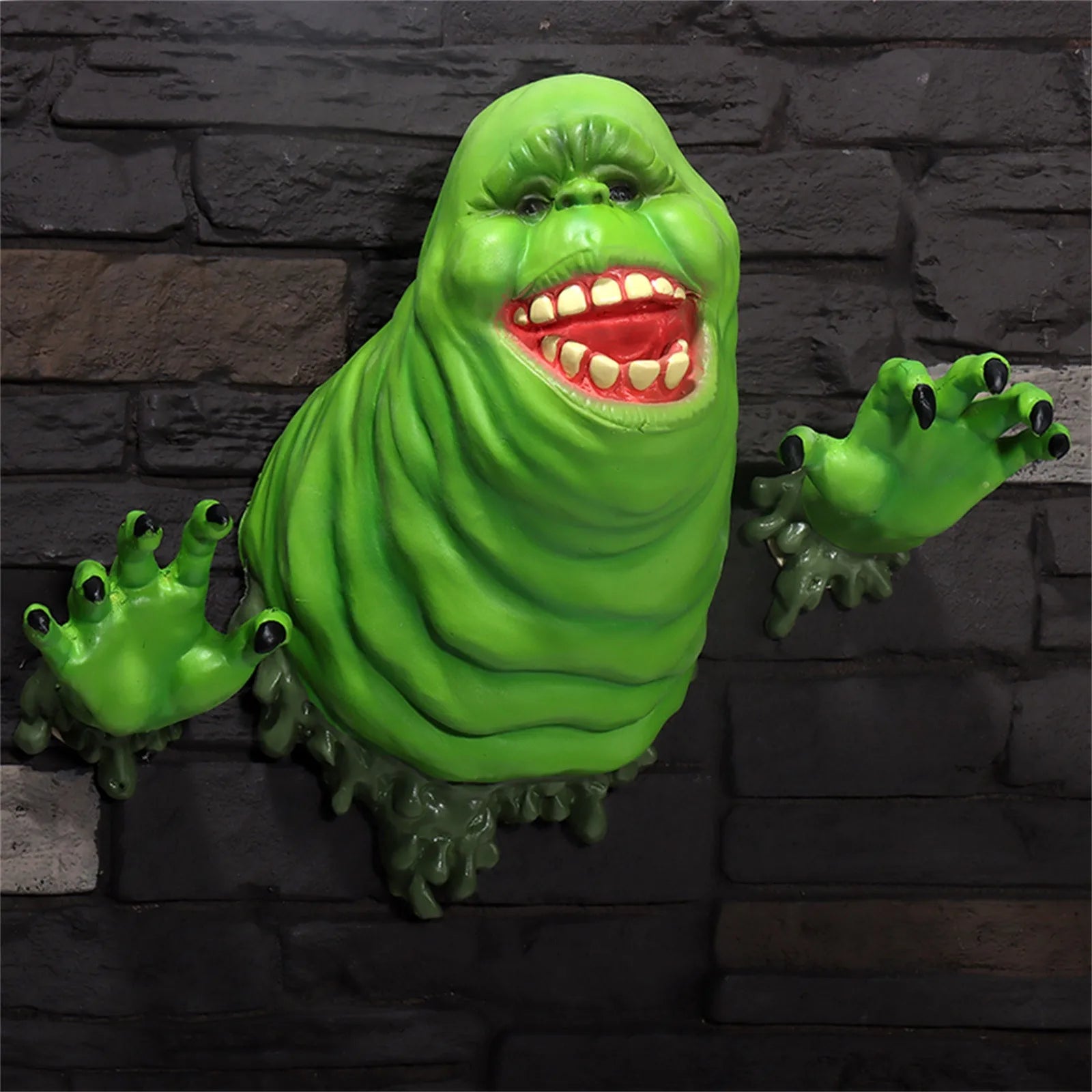 Halloween Ghostbusters Resin Wall Decor Party green gluttonous ghost ornaments Halloween Inflatable Red Ghost Glowing Decoration