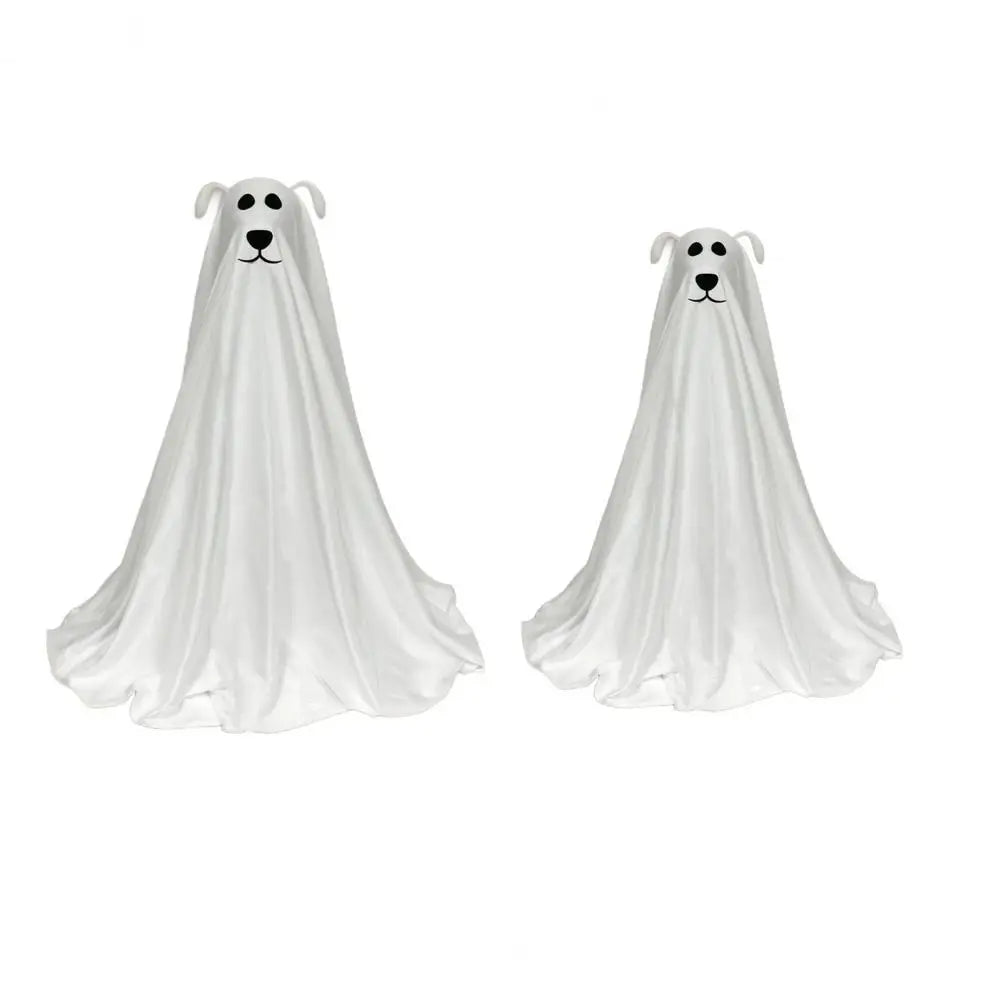 Halloween Decorations Spooky Halloween Decor Spooky Ghost Dog Halloween Decoration Set with Remote String Lights for Front Door