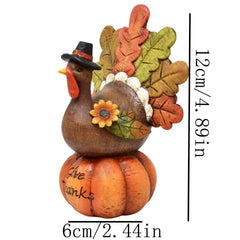 Thanksgiving Pumpkin Turkey Ornament Harvest Festival Party Desktop Decoration Thanksgiving Gift For Friends Family