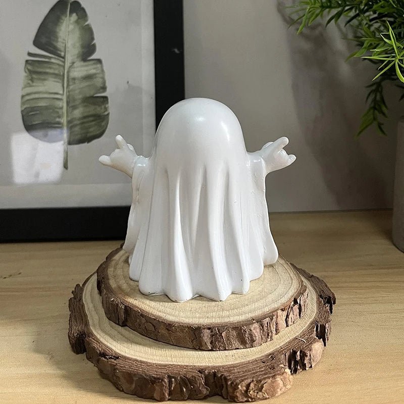 Halloween Creative Ghost Ornaments Desktop Ornament  Personalized Home Halloween Party Terrifying Atmosphere Decorations