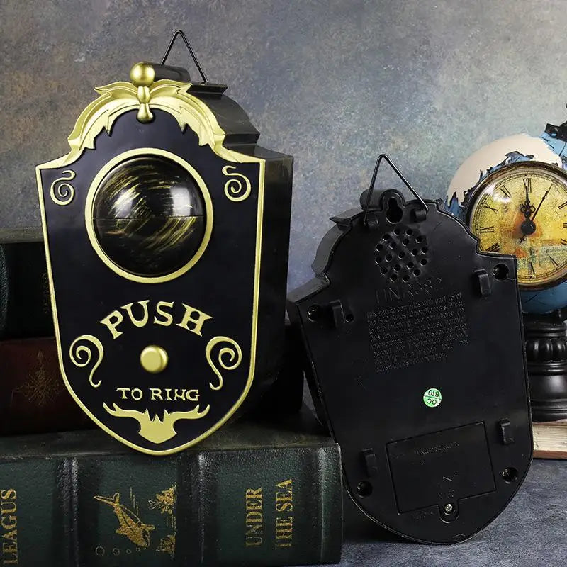 Halloween Decoration One-eyed Doorbell Horror Props Ghost's Day Glowing Home Hanging Electric Luminous Sounding Eyeball Doorbell