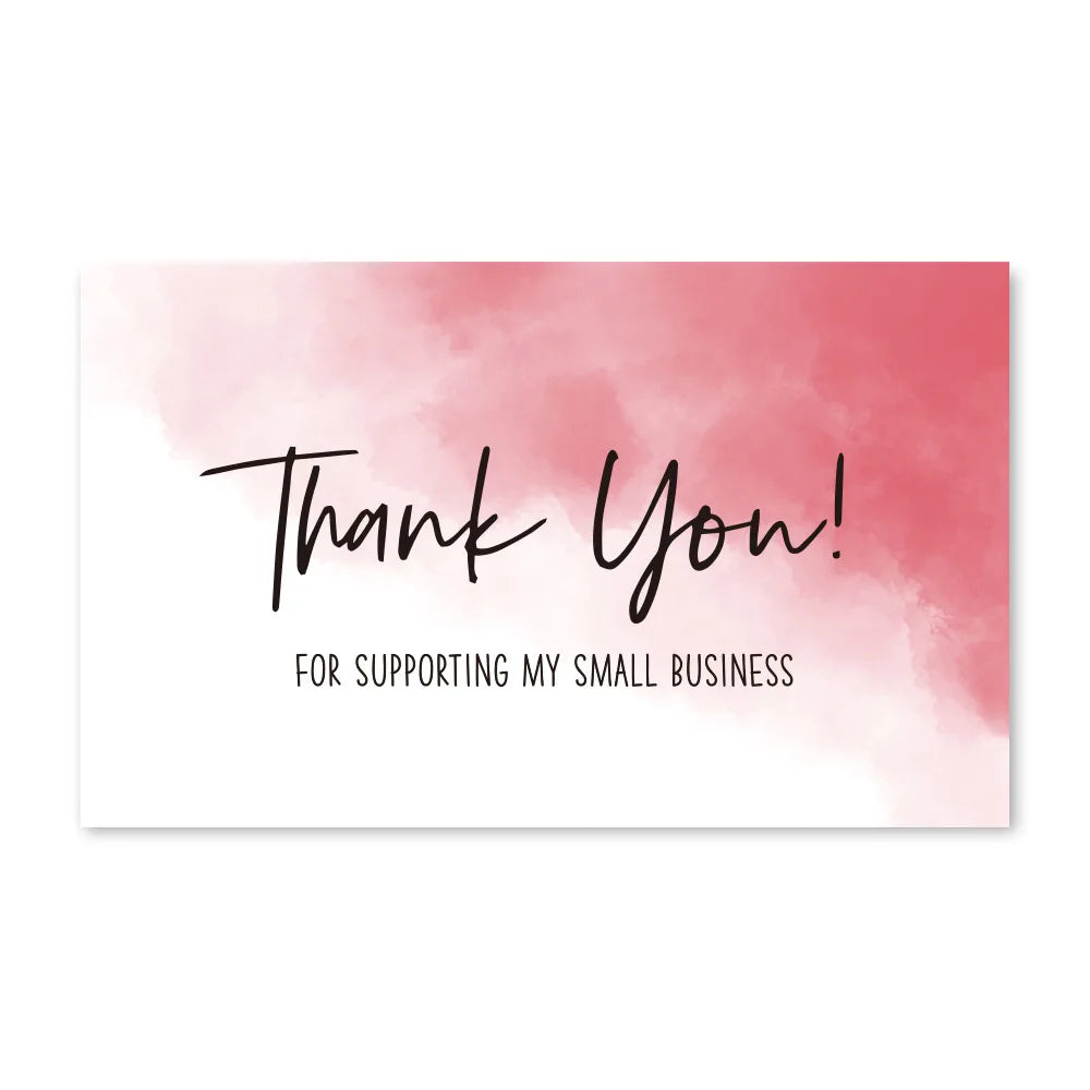 10-30pcs Thank You Cards Thanks Greeting Card Gift Decoration Appreciation Card for Small Business Wedding Shower Retailsale
