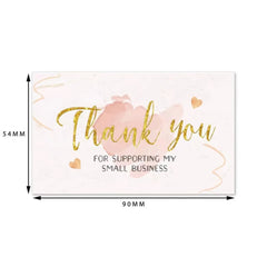 10-30pcs Thanks Greeting Card Thank You Cards Gift Decoration Appreciation Card for Small Business Wedding Paty Retailsale