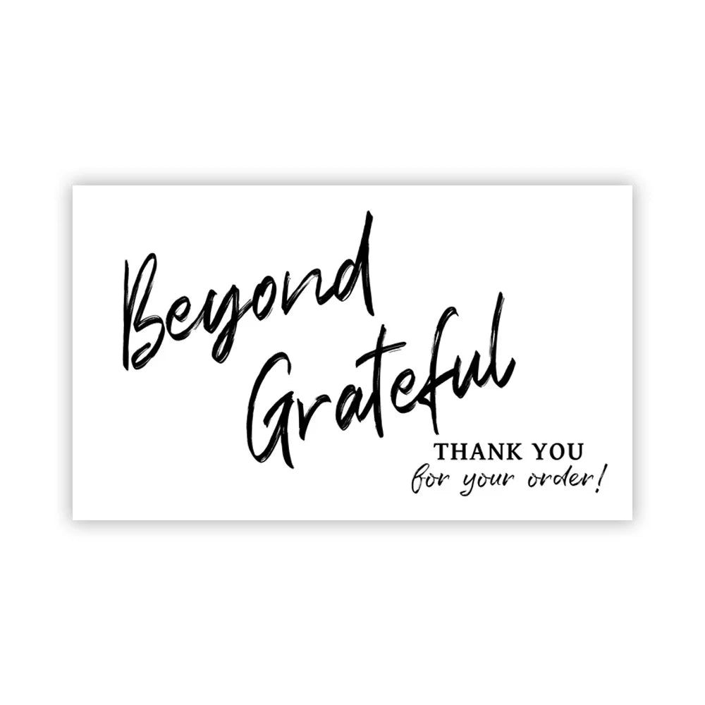 10-30Pcs Thank You Card Party Gift Shopping Purchase Thanks Greeting Cards Appreciation Card For Sellers