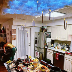 Halloween Decor Indoor - Smart Thunder Cloud Led Lights for Ceiling DIY Kit Bedroom Gaming Room Decor Christmas