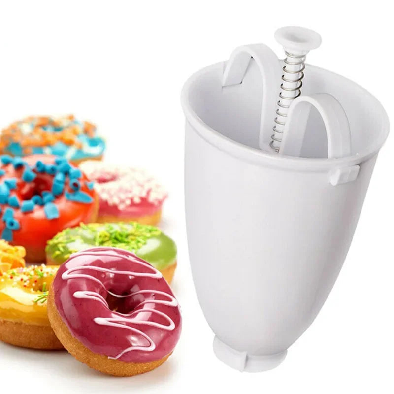 DIY Confectionery Pastry Baking Tools  Donut Maker Dispenser  Donut Making Artifact Creative Dessert MoldKitchen Gadget Bakeware