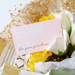 50Pcs Exquisite Thank You Cards,Elegant And Professional Design,Perfect For Thanksgiving,Wedding, Graduation,Thank You Card