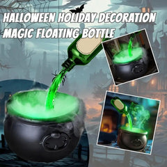 Halloween Black Witch Bowl Magic Float Bottle And Diffuser Horror House Decoration Hocus Pocus Party Scary Props Halloween Decor