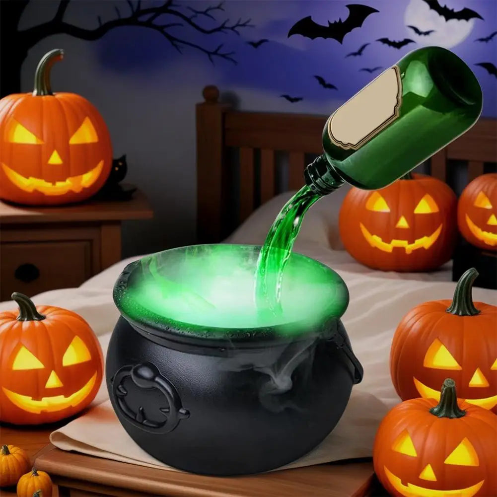 Halloween Black Witch Bowl Magic Float Bottle And Diffuser Horror House Decoration Hocus Pocus Party Scary Props Halloween Decor