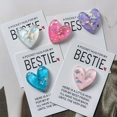 1-100pcs Set, Pocket Hugs for My Best Friend: Heartfelt Gifts for Girlfriend, Suitable for Graduation, Back to School, Christmas