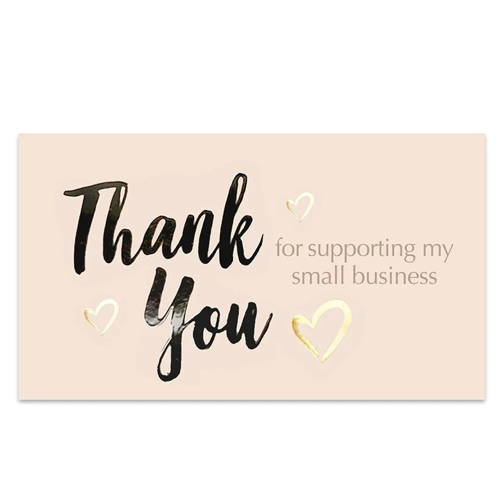 10-30pcs Thank You Cards Thanks Greeting Card Gift Decoration Appreciation Card for Small Business Wedding Shower Retailsale