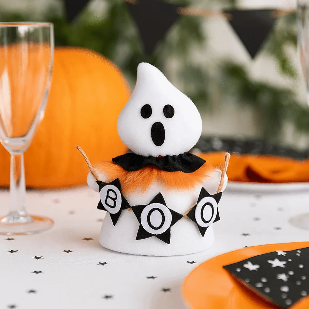 Holiday Decor Funny Halloween Ghost Doll Handicraft Soft Scary Ghost Doll Cartoon Spooky Doll Halloween
