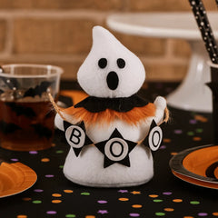 Holiday Decor Funny Halloween Ghost Doll Handicraft Soft Scary Ghost Doll Cartoon Spooky Doll Halloween