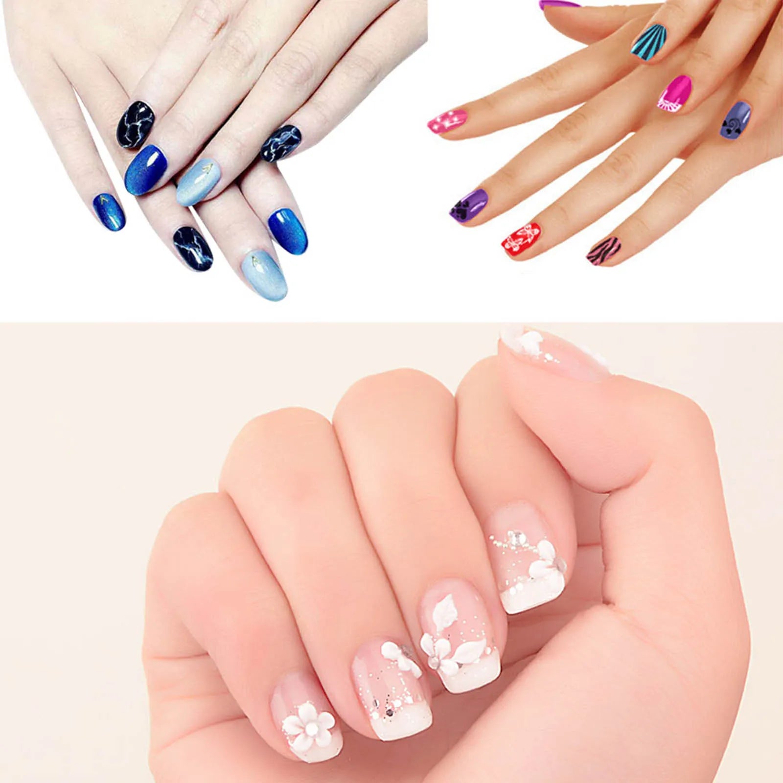 Nail Art Diy Printer Printing Manicure Machine With 6 Metal Pattern Plates Nail Polish Painting Machine Set DIY Nail Art Tool