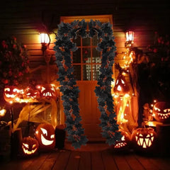 Halloween Wreaths Maple Leaf Vine Thanksgiving Fall Decoration Autumn leaf pendant Fall rattan Premium Home Decor