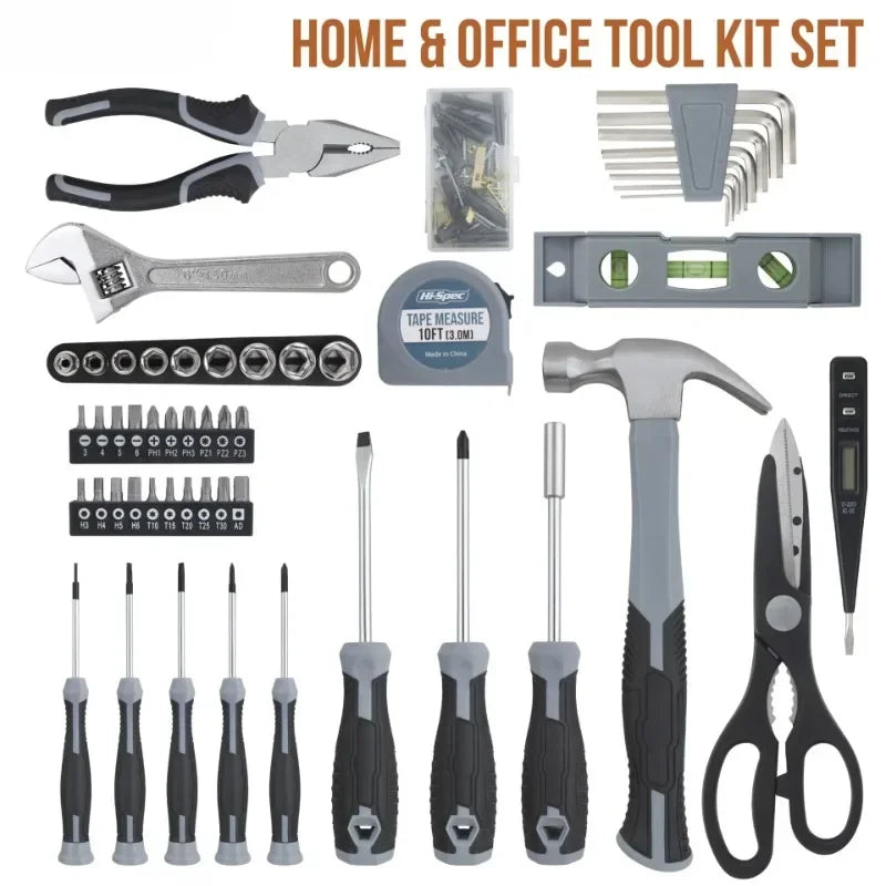 Home Tools Kits DIY Professional Hammer Scissors Wrenches Hardware Home Repair Tool Set Multifunctional Hand Tools Sets